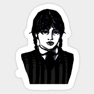 Wednesday Addams Sticker